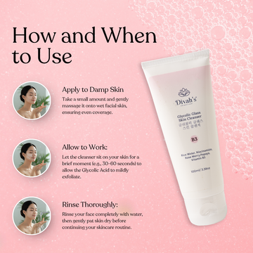 Divah’s Glycolic Glass Skin Peeling Cleanser