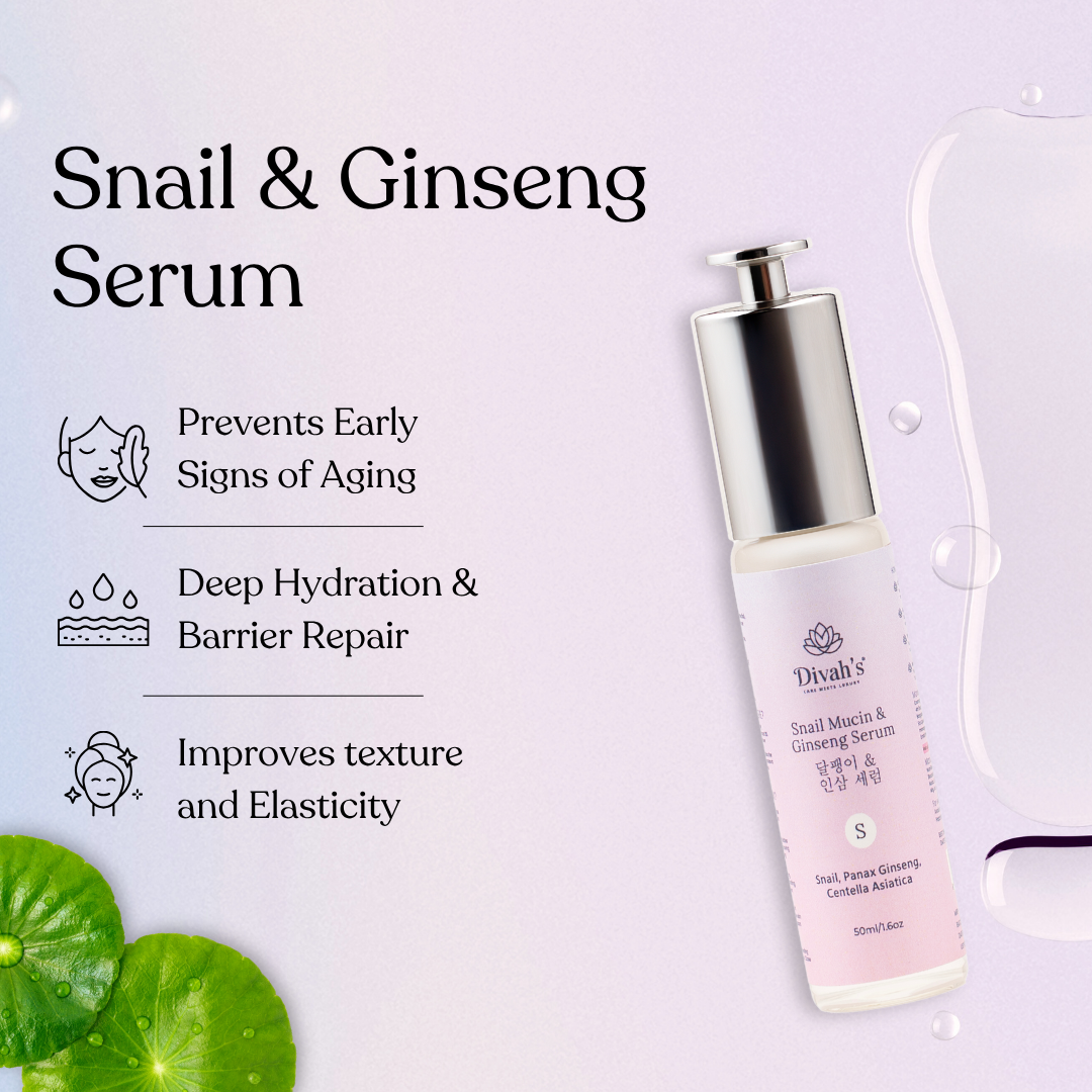 Divah’s Snail Mucin & Ginseng Serum