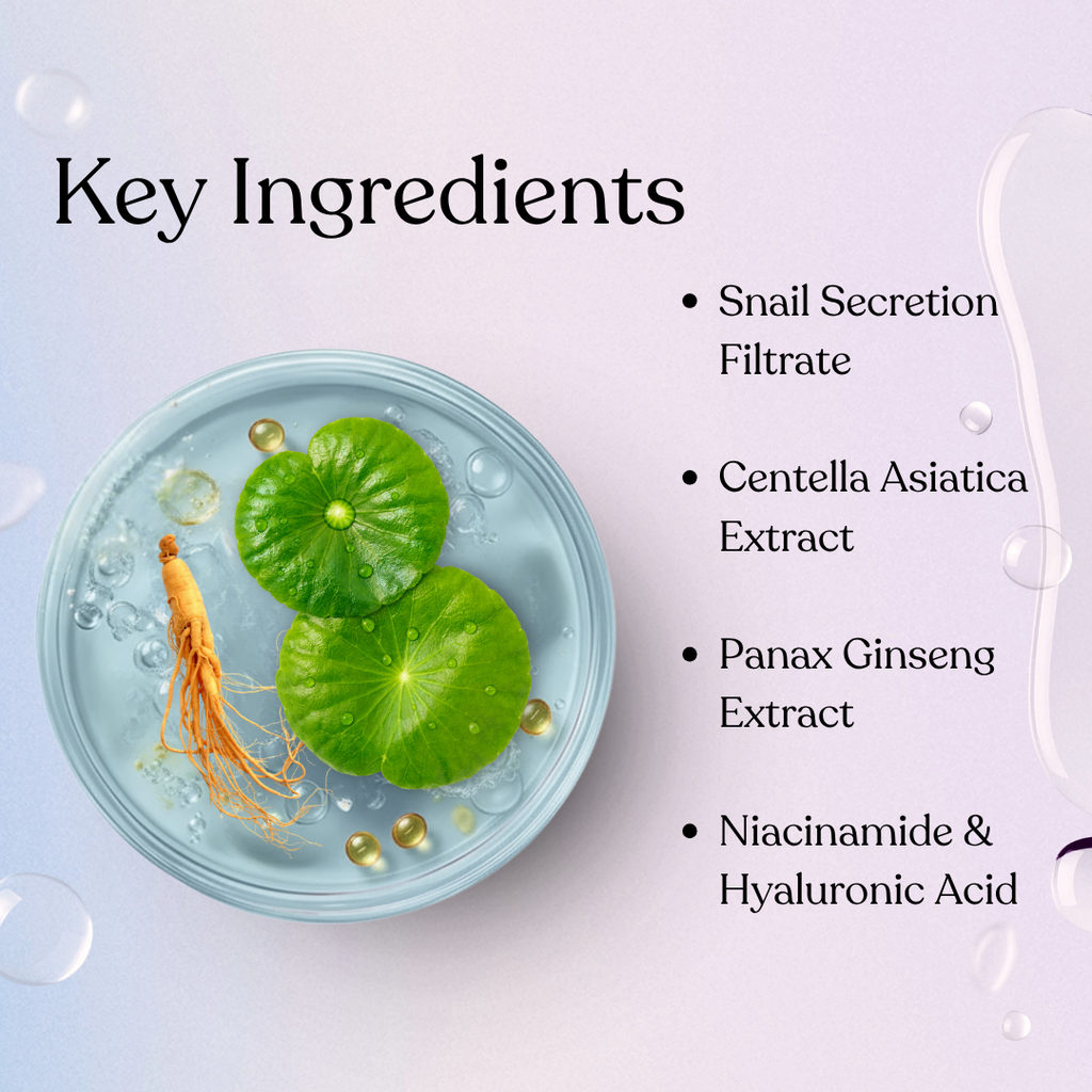 Divah’s Snail Mucin & Ginseng Serum