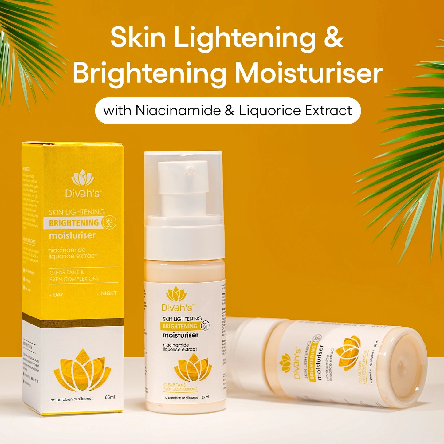 Niacinamide & Liquorice Brightening Moisturiser with SPF 20 PA++