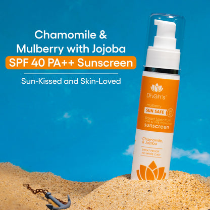 Chamomile & Mulberry with Jojoba SPF 40 PA++ Sunscreen