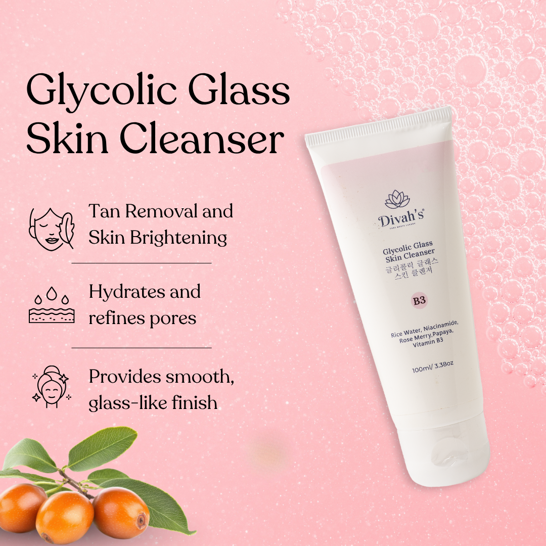 Divah’s Glycolic Glass Skin Peeling Cleanser