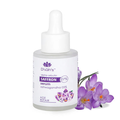 Saffron & Ashwagandha with Alpha Arbutin Age Repair Tightening Serum