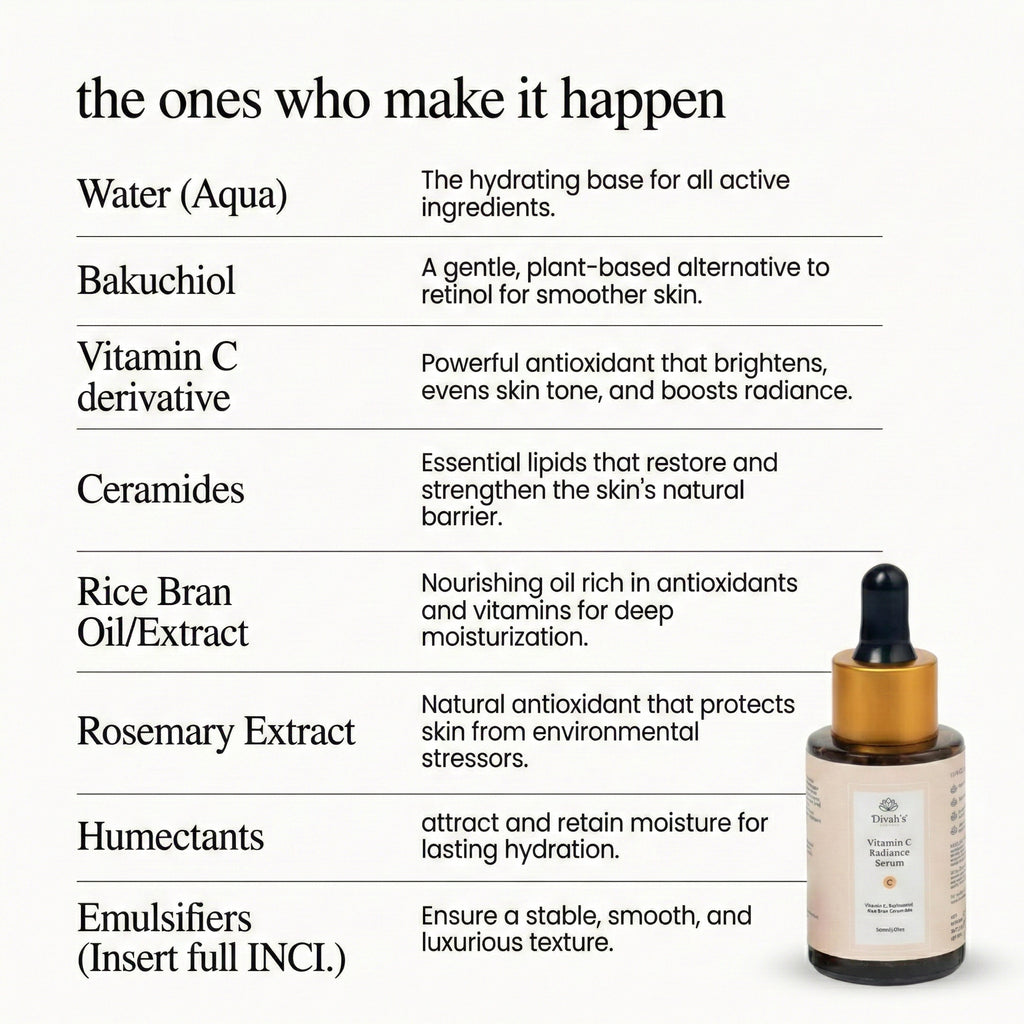 Divah’s Bakuchiol Vitamin C Radiance Serum